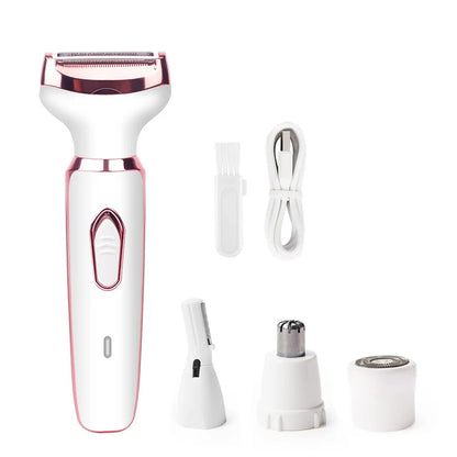 Electric Hair Remover Painless Body Leg Face Bikini Shaver for Women Underarm Hair Removal Machine Rechargeable Portable Trimmer