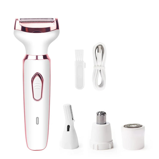 Electric Hair Remover Painless Body Leg Face Bikini Shaver for Women Underarm Hair Removal Machine Rechargeable Portable Trimmer